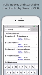 Chemical Safety Data Sheets - ICSC screenshot