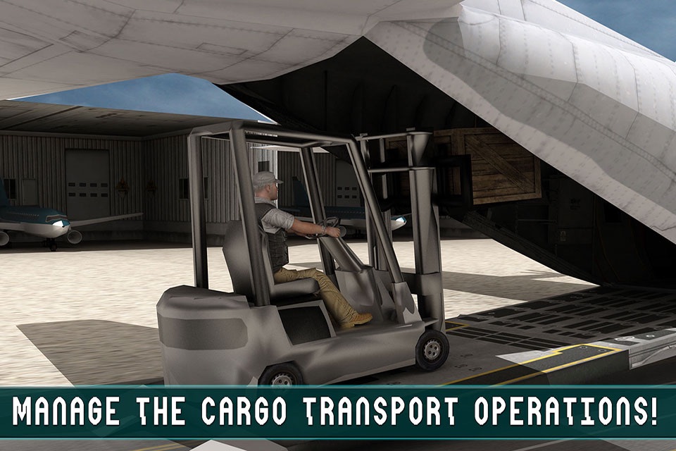 Transport Truck Cargo Plane 3D screenshot 3