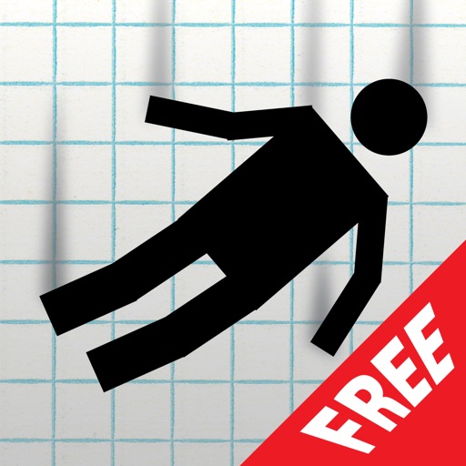 Stickman Drop Free iOS App