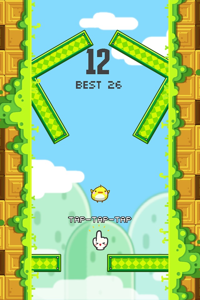 Chick UP!! (The Vertical Version of a Flappy Little Bird Adventure) screenshot 2