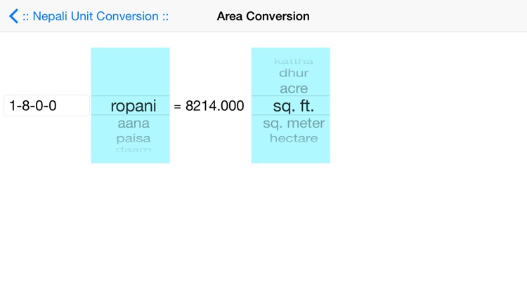 Nepali Unit Converter (Ropani, Tola, Dharni, Haat, etc.)