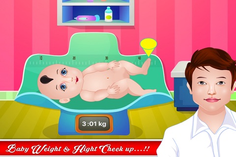 Little Newborn Baby Birth Game screenshot 3