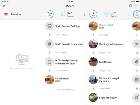 Sochi Offline Map & Travel Guide by Tripomatic iPad screenshot 4 - Travel app