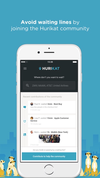 Hurikat – Avoid waiting lines