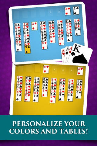 Free Cell Solitaire Card Classic Logix With Deluxe Extra Fun screenshot 4