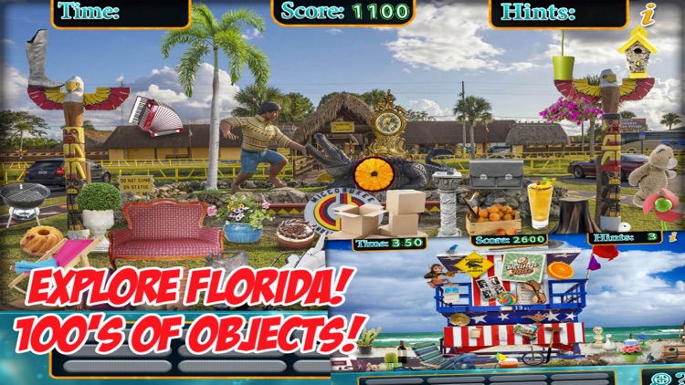 Florida Vacation Quest Time – Hidden Object Spot and Find Objects Differences screenshot-3