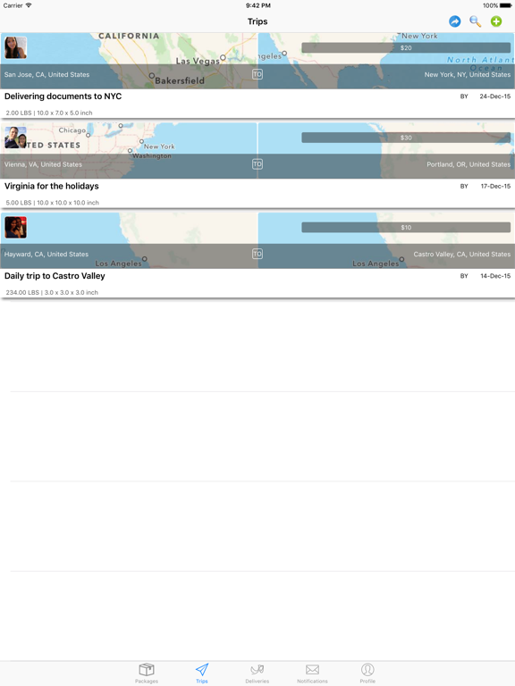 BuddyExpress™ - Social Shipping iPad screenshot 4 - Travel app