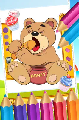 Game screenshot Мишка Книжка-раскраска для рисования Игры Ребенка mod apk