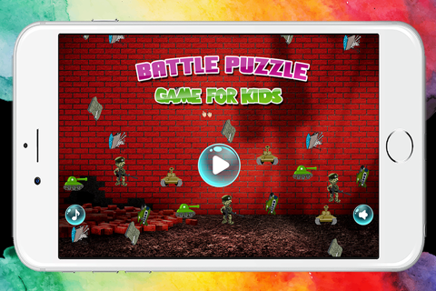 Battle Army Equipment Puzzle Game for Kids screenshot 2