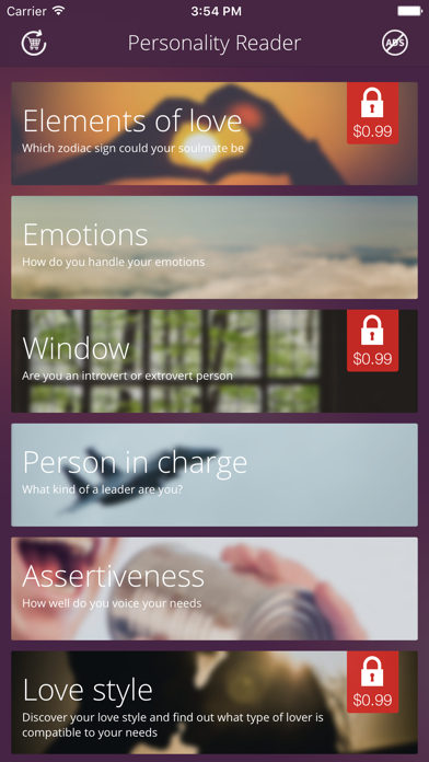 Screenshot #1 pour Personality Reader