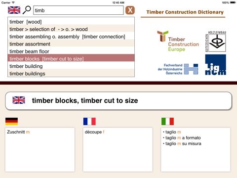 Timber Construction Dictionary screenshot 4