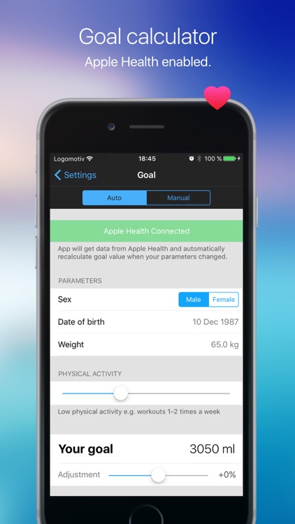 YourWater Free — your water balance & hydration tracker screenshot-3