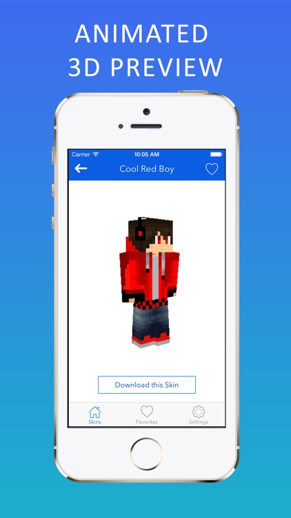 Best 3D Boy Skins Pro for Minecraft PE