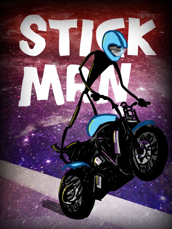 Motocicleta Moto de Corrida Jogo Livre (A Stickman Motorcycle Space Racing Game) screenshot 6