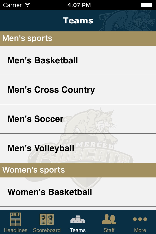 University of California, Merced Athletics screenshot 4