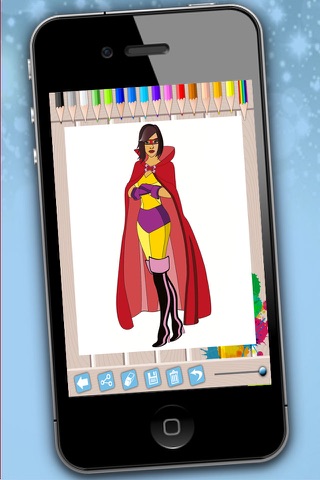 Super heroes coloring pages screenshot 3