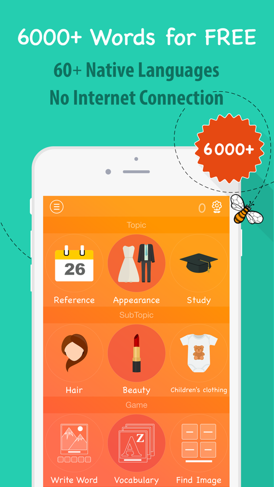 #1. 6000 Words - Learn Polish Language for Free (iOS) By: Andrian Andronic