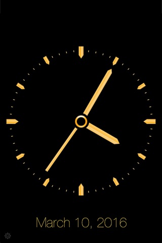 Gold Luxury Clock screenshot 2