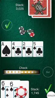 heads up: hold'em (1-on-1 poker) iphone screenshot 1