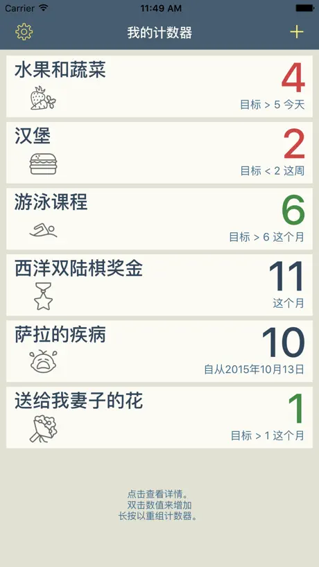 计数器 目标