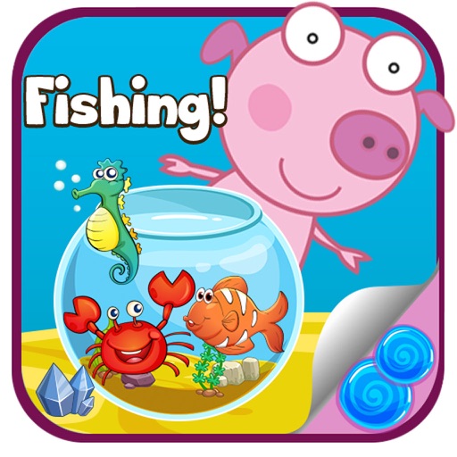 Fishing with Peppy The Pinky Pig iOS App