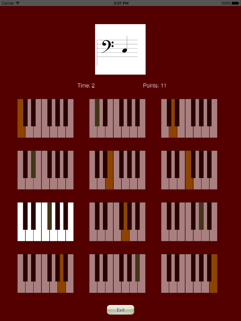 Sheet Music Trainer Piano Bass