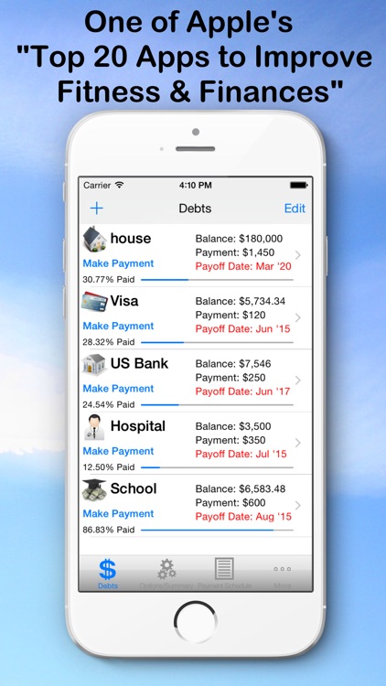 Debt Snowball Pro - Pay Off Your Debt Finance Calculator screenshot-0