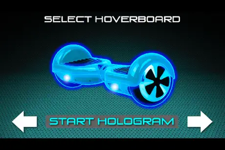 Hologram 3D Hoverboard Joke