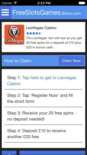 Free Slots Games – Find Top Online Casino Free Spin Offers a(圖3)-速報App