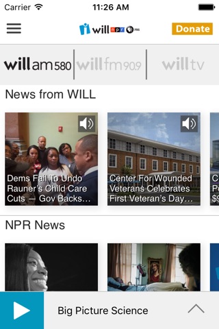 WILL Public Media App screenshot 2