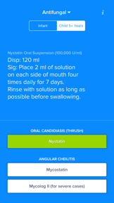 Pediatric Dental Rx screenshot