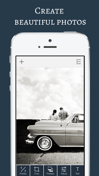 Screenshot #1 pour HandyCam B&W - Free Photo Editor