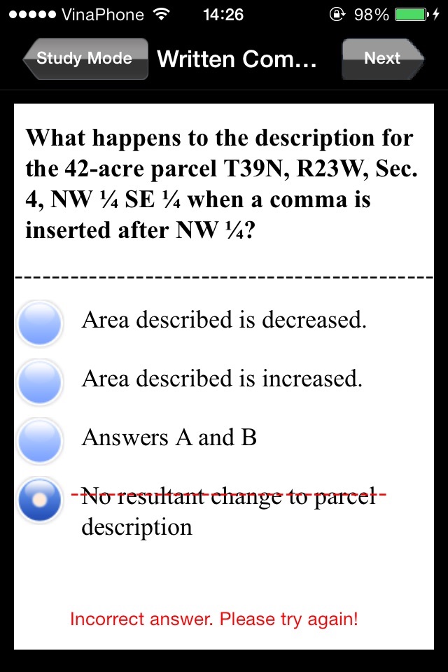 Fundamentals of Surveying Exam Prep screenshot 3