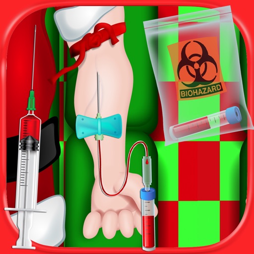 Santa's Blood Draw & Injection Simulator - Christmas Phlebotomy FREE Icon