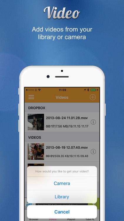Free Video Background Player Pro & Document Manager screenshot-3