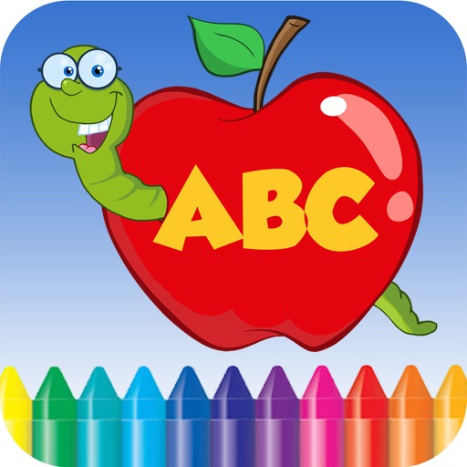 ABC Animals coloring book for kindergarten kids and toddlers
