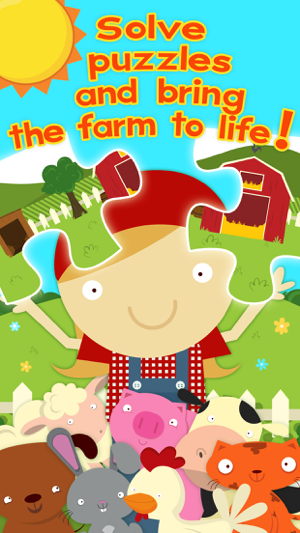 ‎Farm Games Animal Games for Kids Puzzles for Kids Screenshot