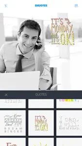 Shuotes - Add Quotes to Photos + Selfies to Share screenshot #3 for iPhone