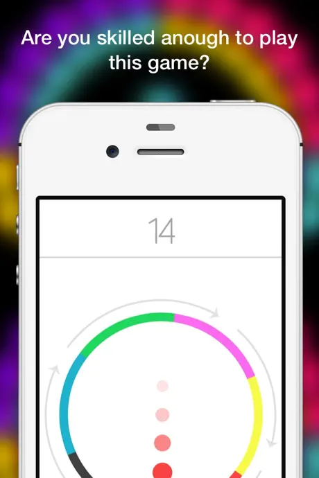 Dot Bounce In Circle- Free Endless Color Game Mode