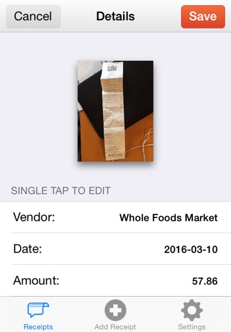 Hello Receipts - Scan Expenses screenshot 2