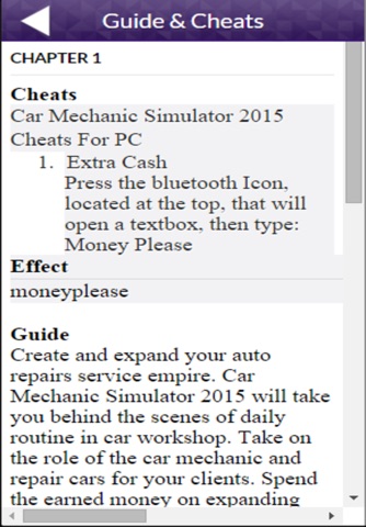 Great App for Car Mechanic Simulator 2015 version screenshot 2