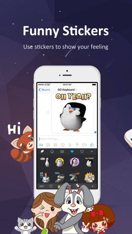 GO Keyboard-Emojis&Cool Themes screenshot-3