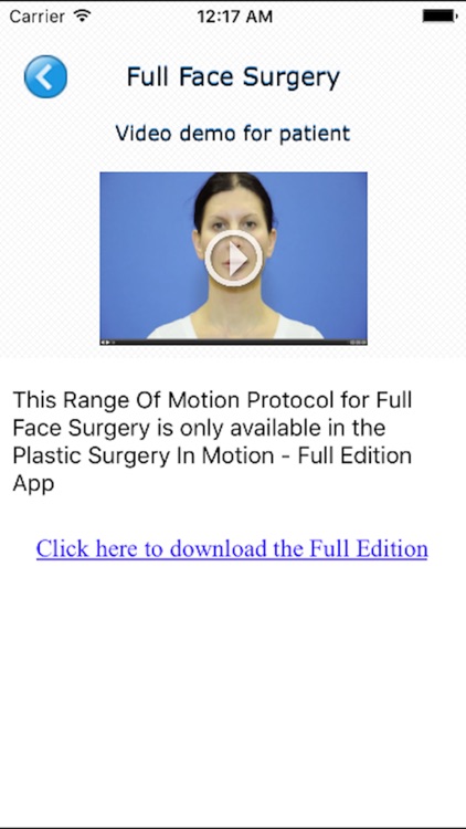 Plastic Surgery in Motion - Basic Edition