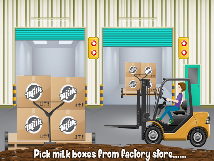 Milk Factory Farm Simulator Cooking Game