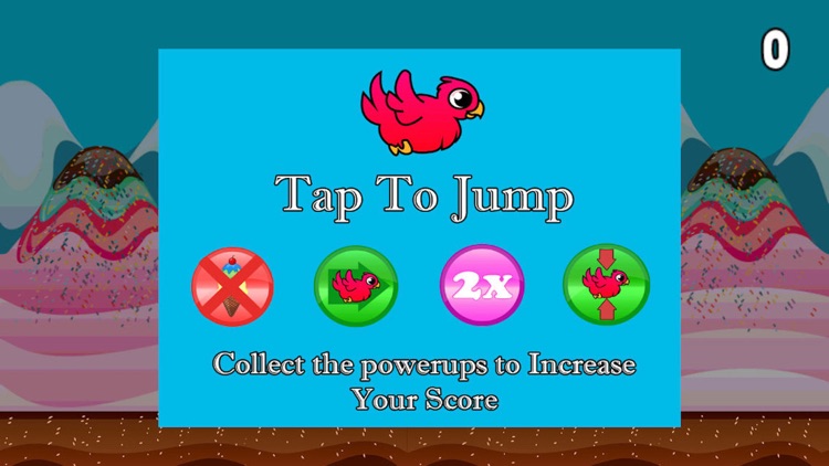 Flying Tiny Bird In the Land of Candies and Ice Creams