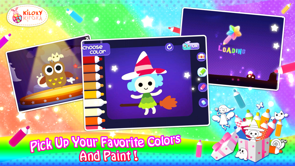 #3. The Monster Coloring - A coloring game that have animation~ (iOS) By: 峰伟 杨