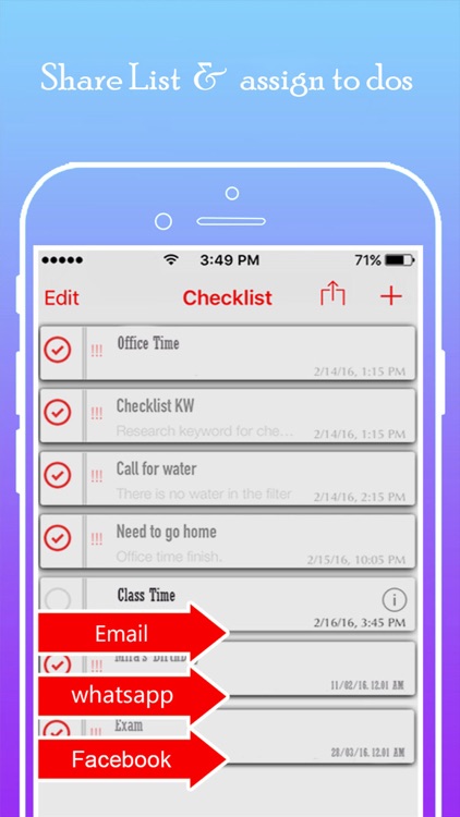 Schedule Maker - Make a List of Task Business Projects & Things To Do screenshot-3