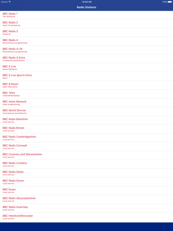 Screenshot #4 pour Radio UK - Stream and listen to live online music, news and show from your favourite british FM station and channel of the united kingdom with the best audio player