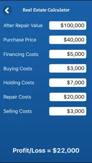 house flipping spreadsheet real estate investors iphone screenshot 4