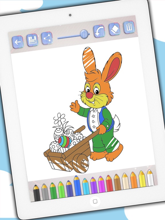 Screenshot #6 pour oeufs de Pâques couleur - lapins de peinture jeu de coloriage pour les enfants